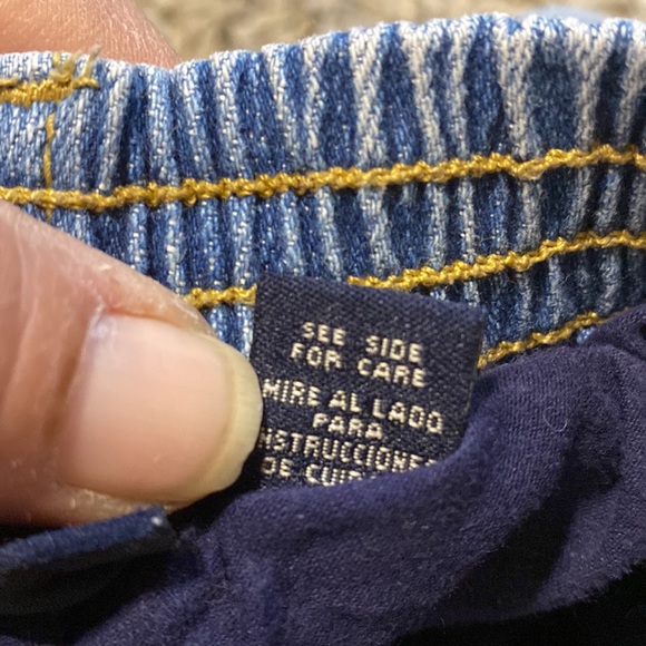 Distressed denim Skort size 24 months - Picture 6 of 8